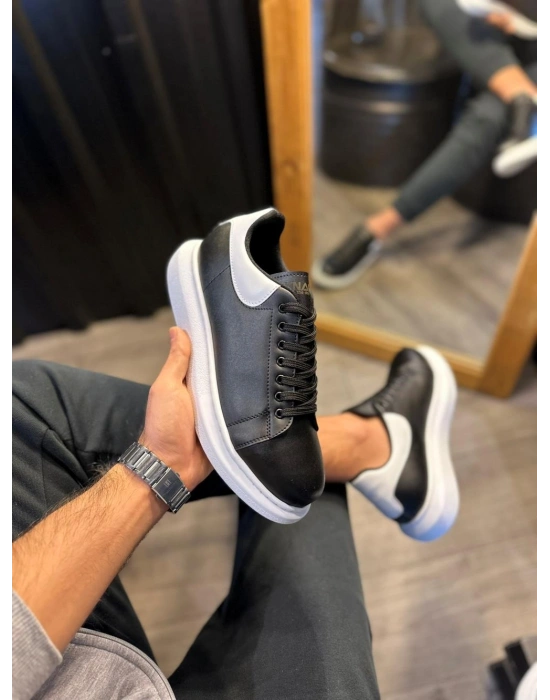 Knack Yüksek Taban Günlük Ayakkabı 043 Siyah