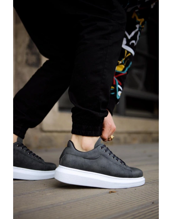 Knack Yüksek Taban Günlük Ayakkabı 044 Gri