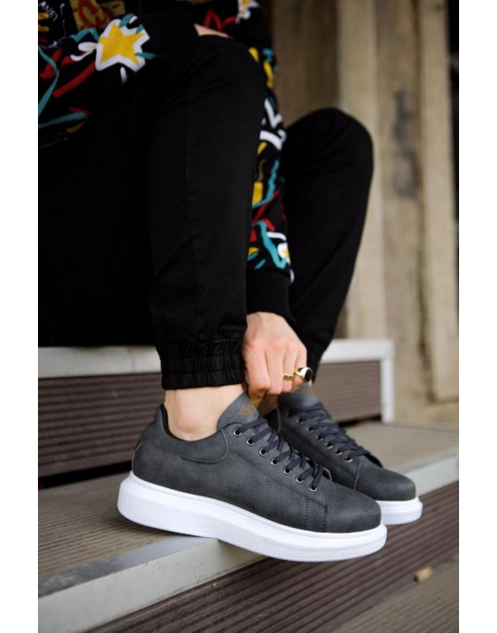 Knack Yüksek Taban Günlük Ayakkabı 044 Gri