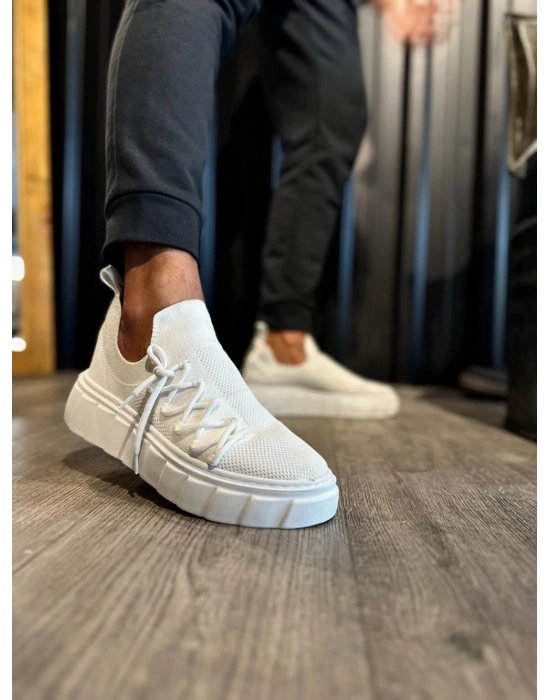 Knack Yüksek Taban Günlük Ayakkabı 1025 Beyaz