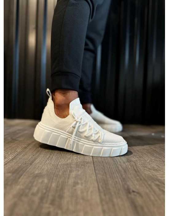 Knack Yüksek Taban Günlük Ayakkabı 1025 Beyaz