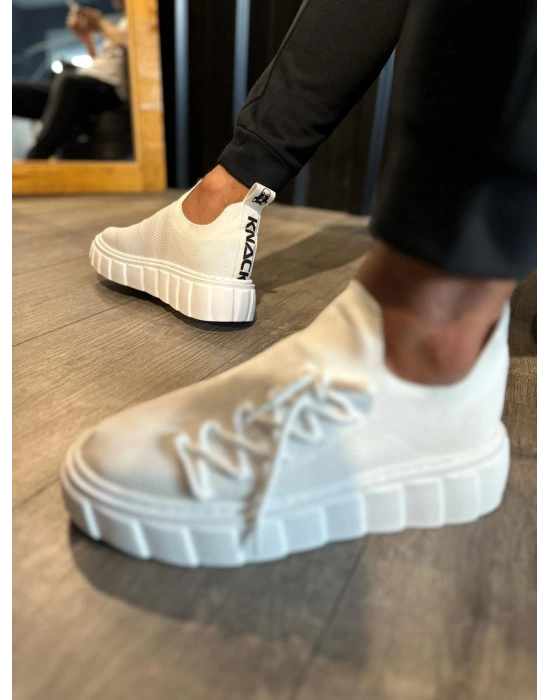 Knack Yüksek Taban Günlük Ayakkabı 1025 Beyaz