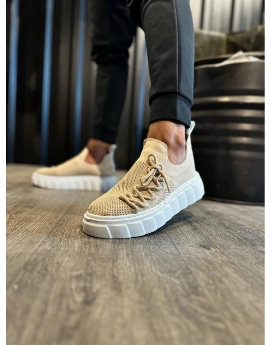 Knack Yüksek Taban Günlük Ayakkabı 1025 Vizon