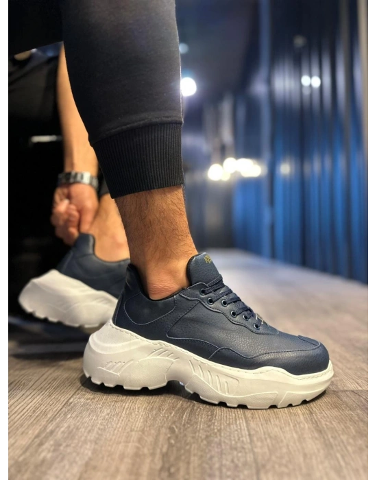 Knack Yüksek Taban N75 Lacivert Erkek Günlük Ayakkabı