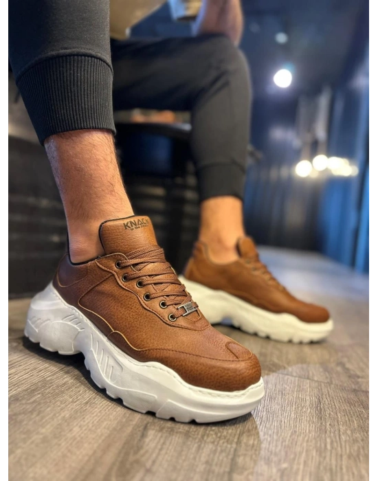 Knack Yüksek Taban N75 Taba Erkek Günlük Ayakkabı
