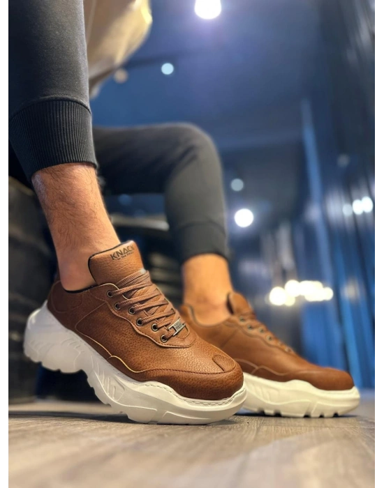 Knack Yüksek Taban N75 Taba Erkek Günlük Ayakkabı