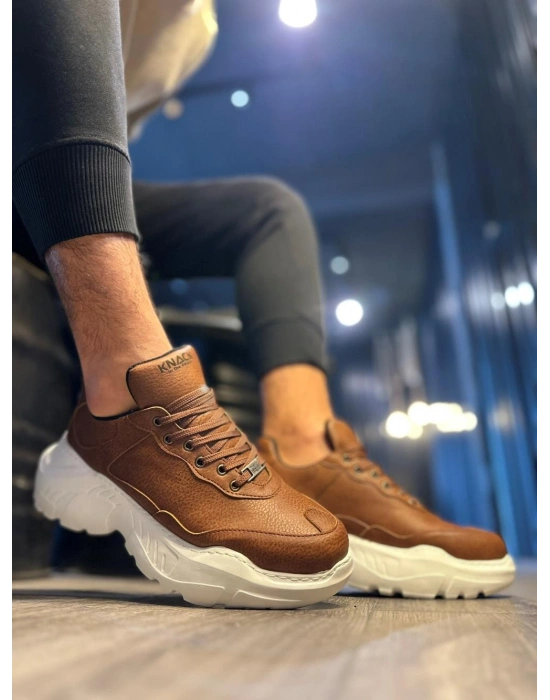 Knack Yüksek Taban Günlük Ayakkabı N75 Taba