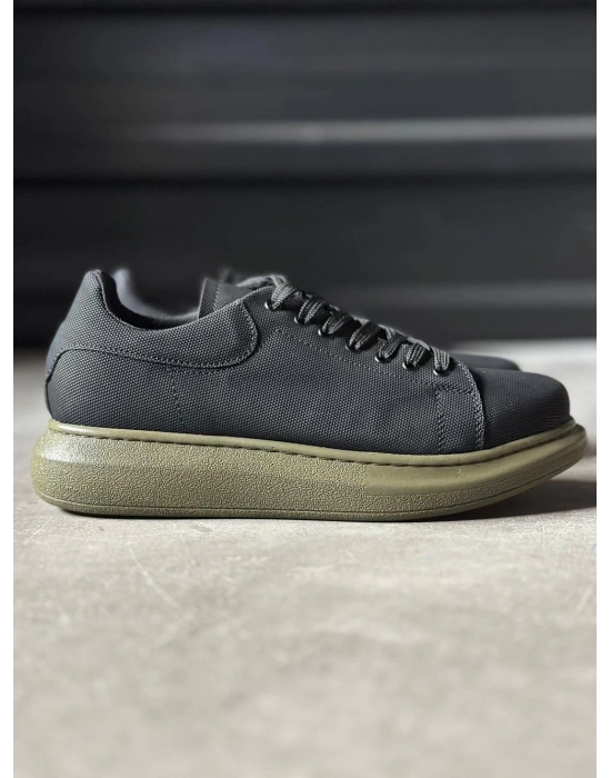 Knack Yüksek Taban Tırtıklı 041 Siyah Erkek Günlük Ayakkabı