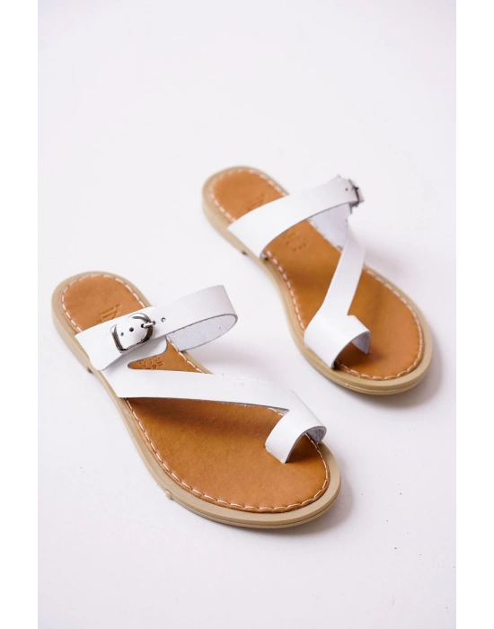 Kran Beyaz Cilt Kadın Terlik