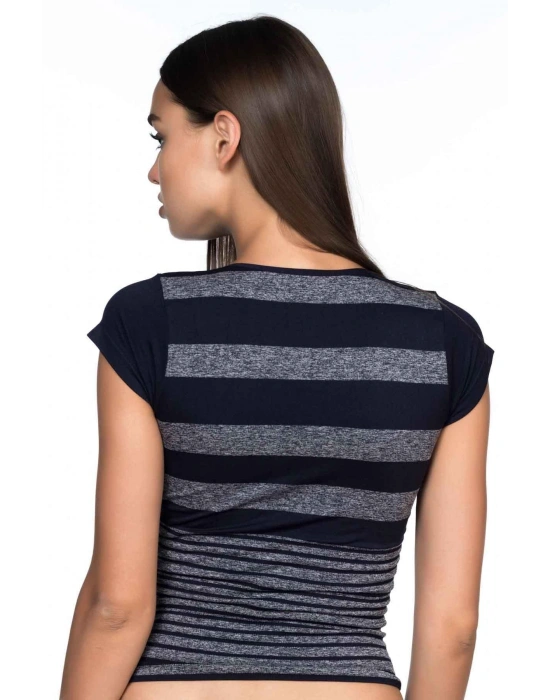 LACİVERT MI Emay 5026 Soft Seamless T Shirt