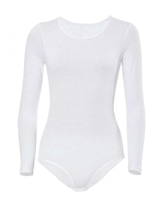 LİKRALI UZUN KOLLU BODY 4058