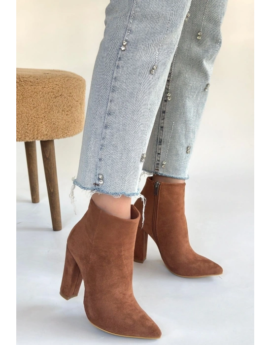 Loora Vizon Süet Topuklu Bot