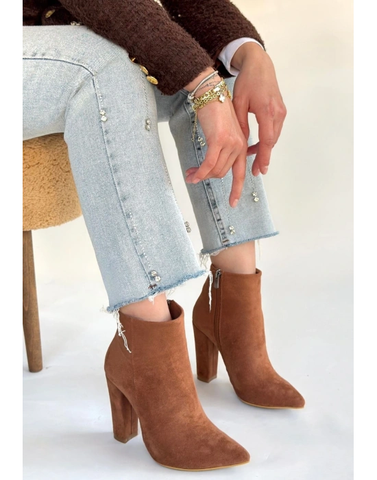 Loora Vizon Süet Topuklu Bot