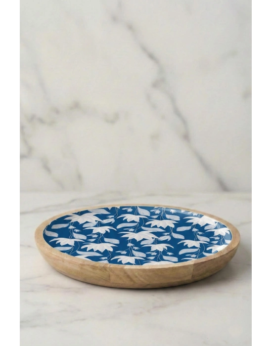 Mango Agacı Servis Tabağı & Sunum Tabağı 25 Cm Desenli