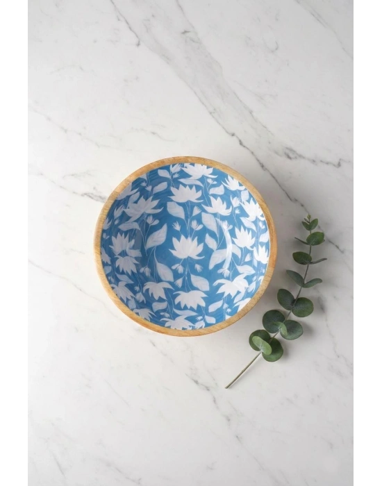 Mango Agacı Sunum Servis Kasesi & Dekoratif Kase 20 Cm Desenli
