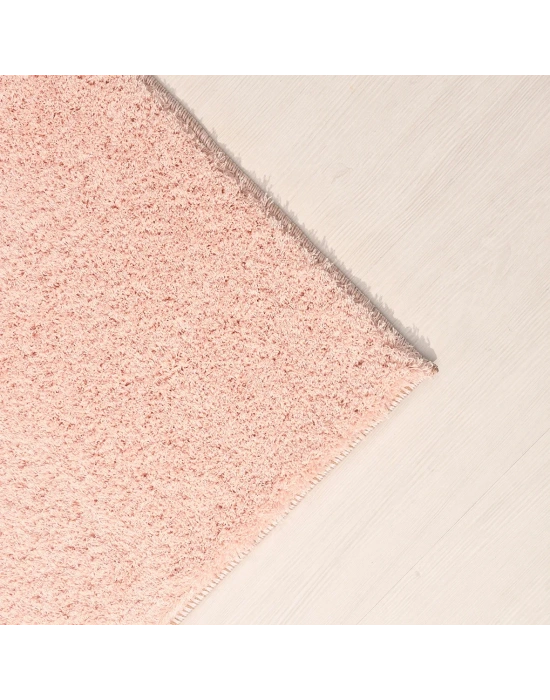 Mars-PEMBE-Premium Kadifemsi Halı Oturma Odası-Salon-Mutfak-Kaymaz Taban -Yıkanabilir-Modern