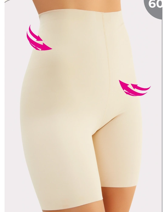 Miss Flex Ten Lazer Kesim Yüksek Bel Şort Korse 6002