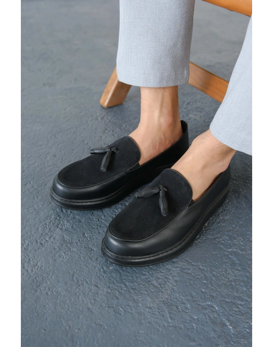MN002 - CST Loafer Pelle Erkek Ayakkabı SIYAH