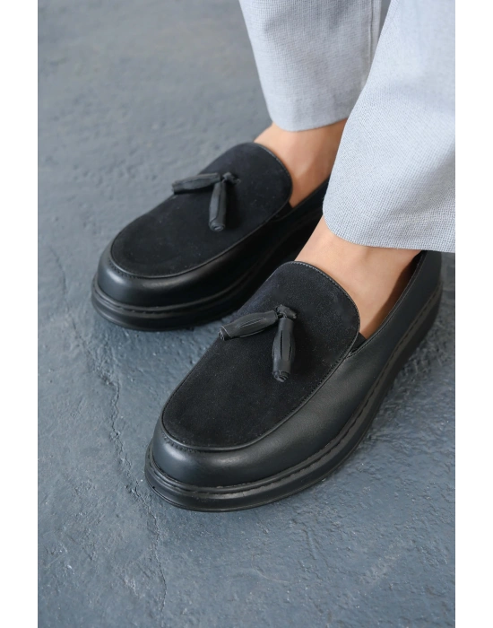 MN002 - CST Loafer Pelle Erkek Ayakkabı SIYAH