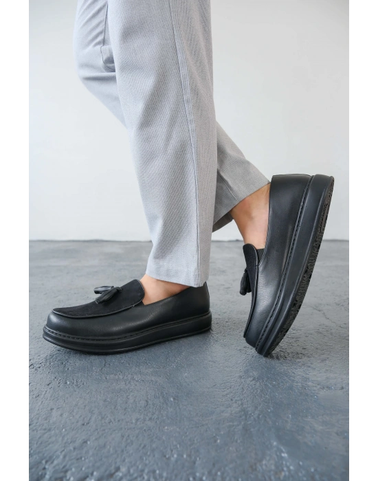 MN002 - CST Loafer Pelle Erkek Ayakkabı SIYAH