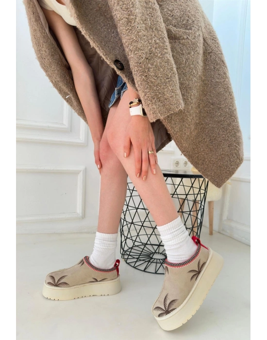 Mucy Bej Süet Kadın Bot