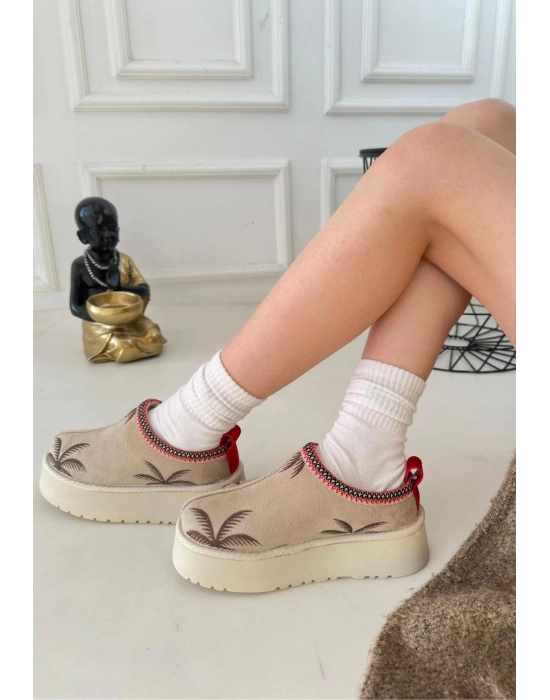 Mucy Bej Süet Kadın Bot