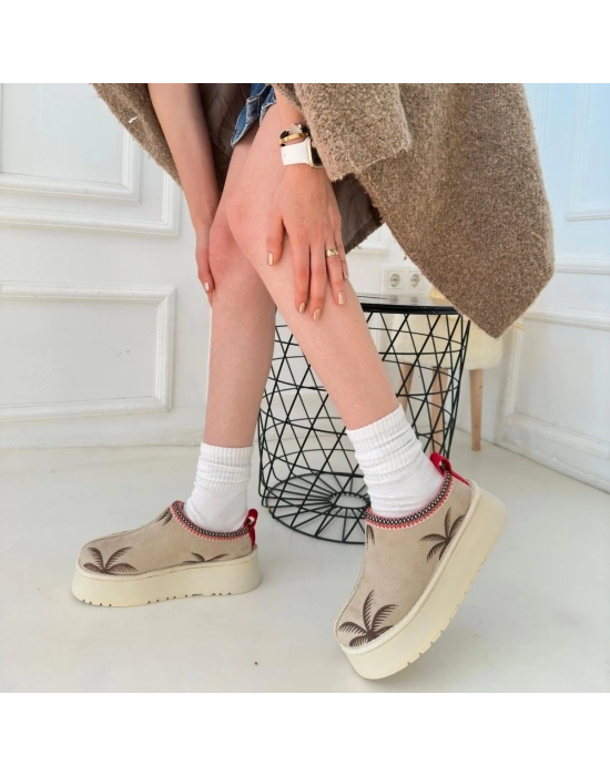 Mucy Bej Süet Kadın Bot