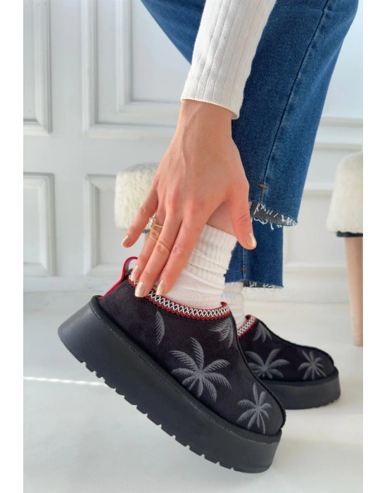 MUCY SİYAH SÜET KADIN BOT