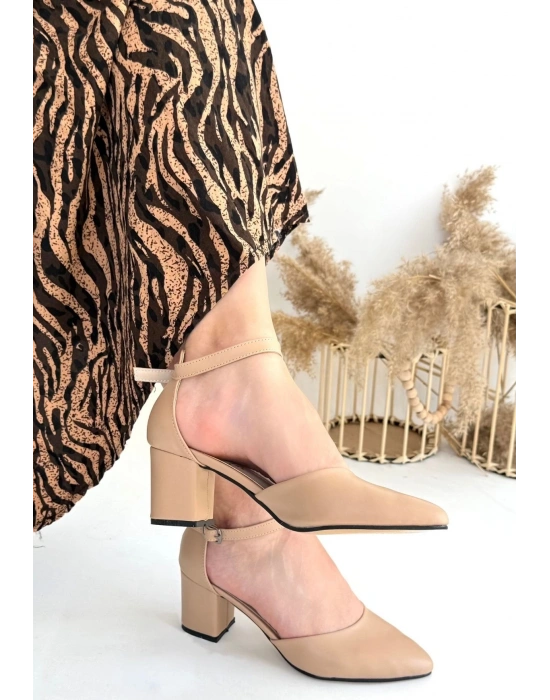 Mulen Nude Cilt Kadın Topuklu Ayakkabı