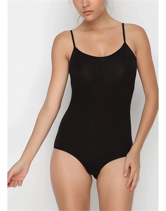 Nbb 2935 İnce Askılı Çıtçıtlı Body