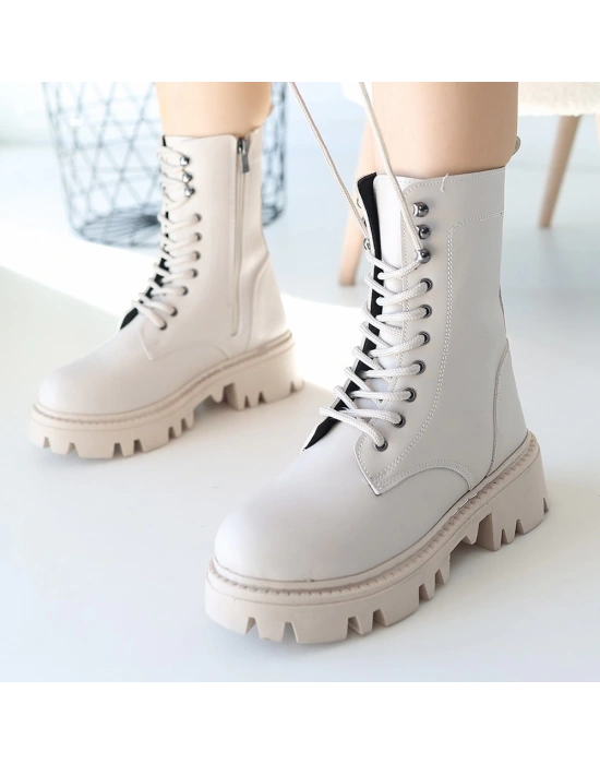 Neole Bej Cilt Bağcıklı Kadın Bot