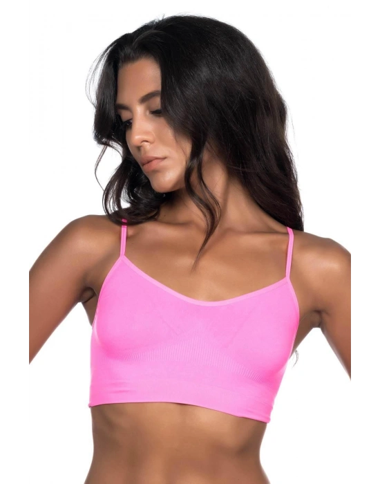 NEON FUŞYA MI Emay 4003 Soft İp Askı Büstiyer