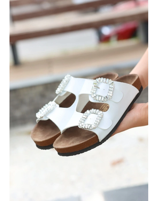 Nool Beyaz Cilt Kadın Terlik