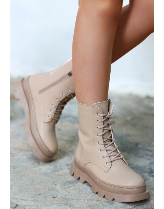 Orge Nude Cilt Bağcıklı Bot