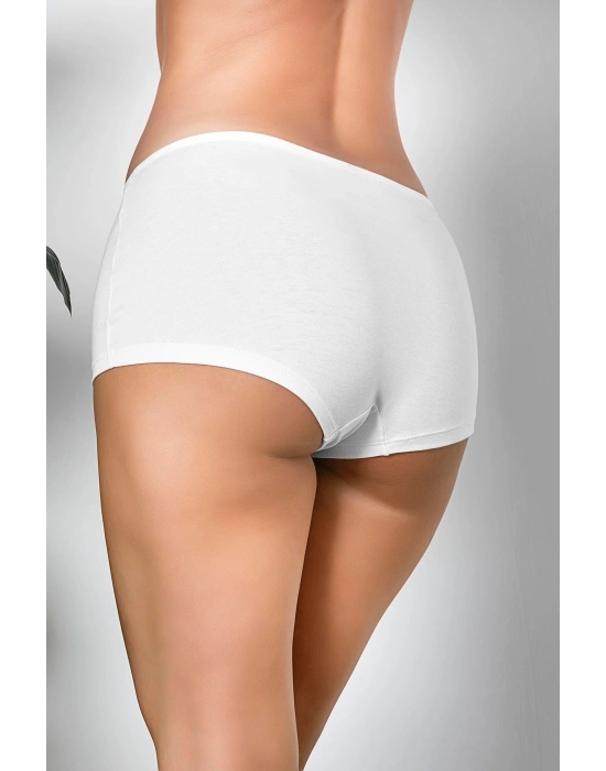 PAMUKLU BOXER KÜLOT BEYAZ (MGP2963)
