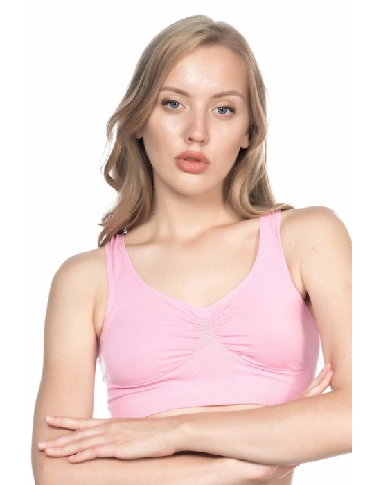 PEMBE MI Emay 4001 Soft Sporcu Büstiyer