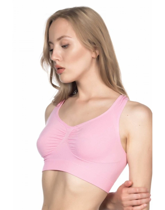 PEMBE MI Emay 4001 Soft Sporcu Büstiyer