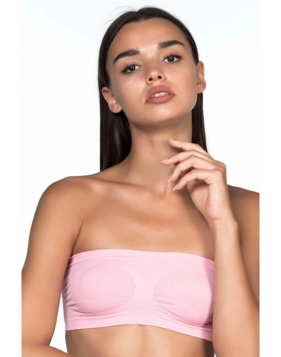 PEMBE MI Emay 4002 Soft Straplez Büstiyer