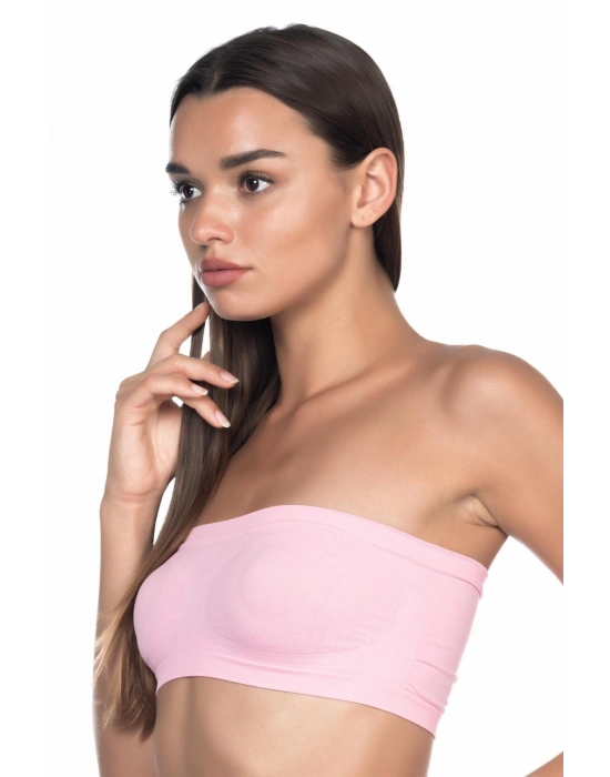 PEMBE MI Emay 4002 Soft Straplez Büstiyer