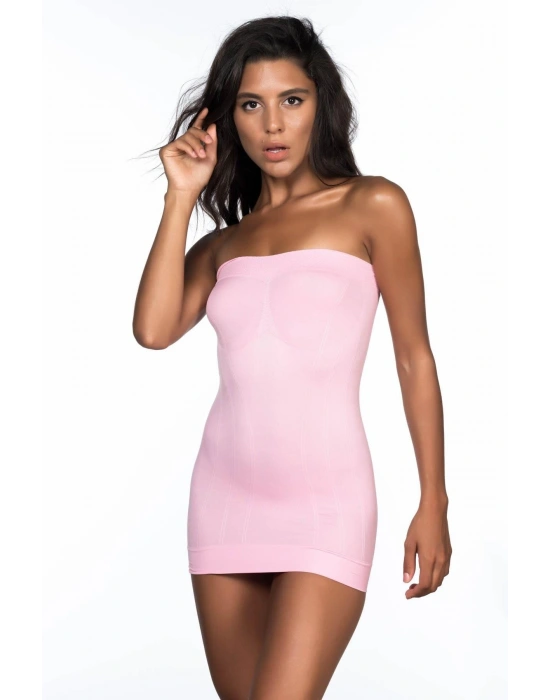 PEMBE MI Emay 5005 Soft Desenli Straplez Atlet