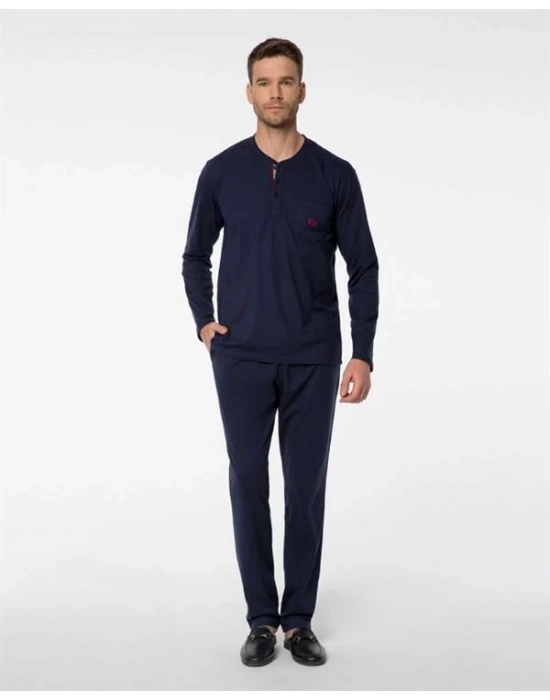 Pijalux Uzun Kollu Erkek Pijaması 2053