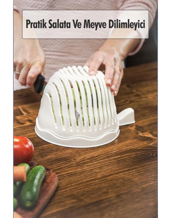 Pratik Salata Ve Meyve Dilimleyici & Pratik Süzgeç