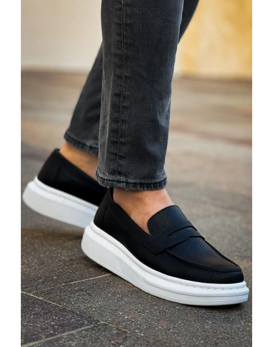 Robert - RS615 Siyah  Erkek Loafer Ayakkabı SIYAH