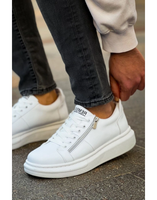 RS601 - Lüx Süet Erkek Ayakkabı BEYAZ