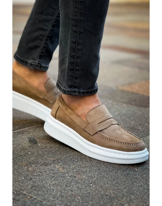 RS615 - Lüx Süet Erkek Ayakkabı VIZON