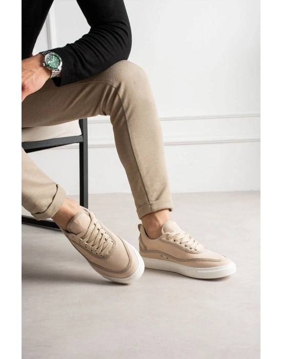 RS625 - Keten Erkek Spor Ayakkabı BEJ/BEJ