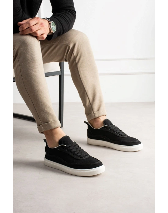 RS625 - Keten Erkek Spor Ayakkabı SIYAH/SIYAH