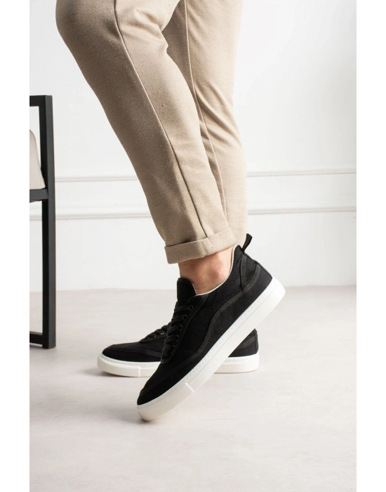 RS625 - Keten Erkek Spor Ayakkabı SIYAH/SIYAH