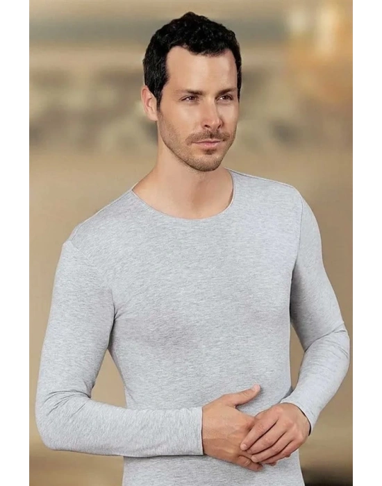 Şahinler Erkek Likralı Uzun Kol O Yaka E070