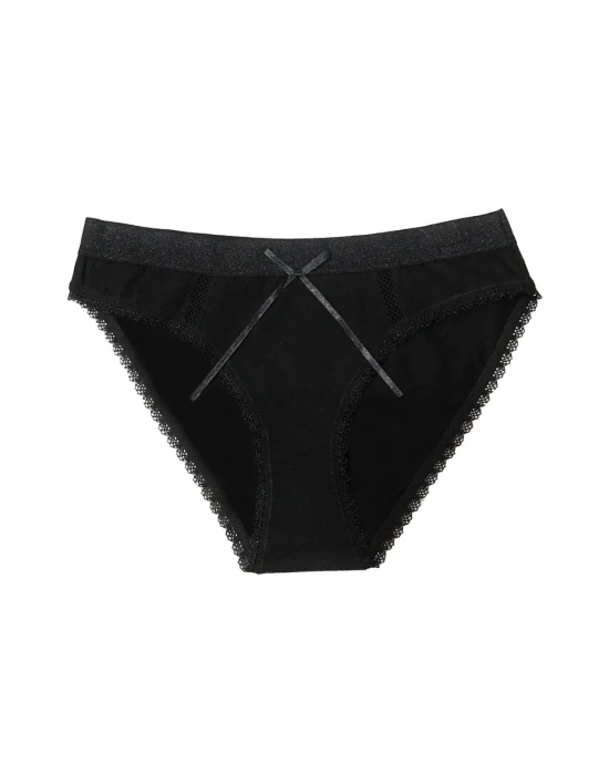 Şahinler Kadın Fiyonklu Fileli Bikini Külot B313